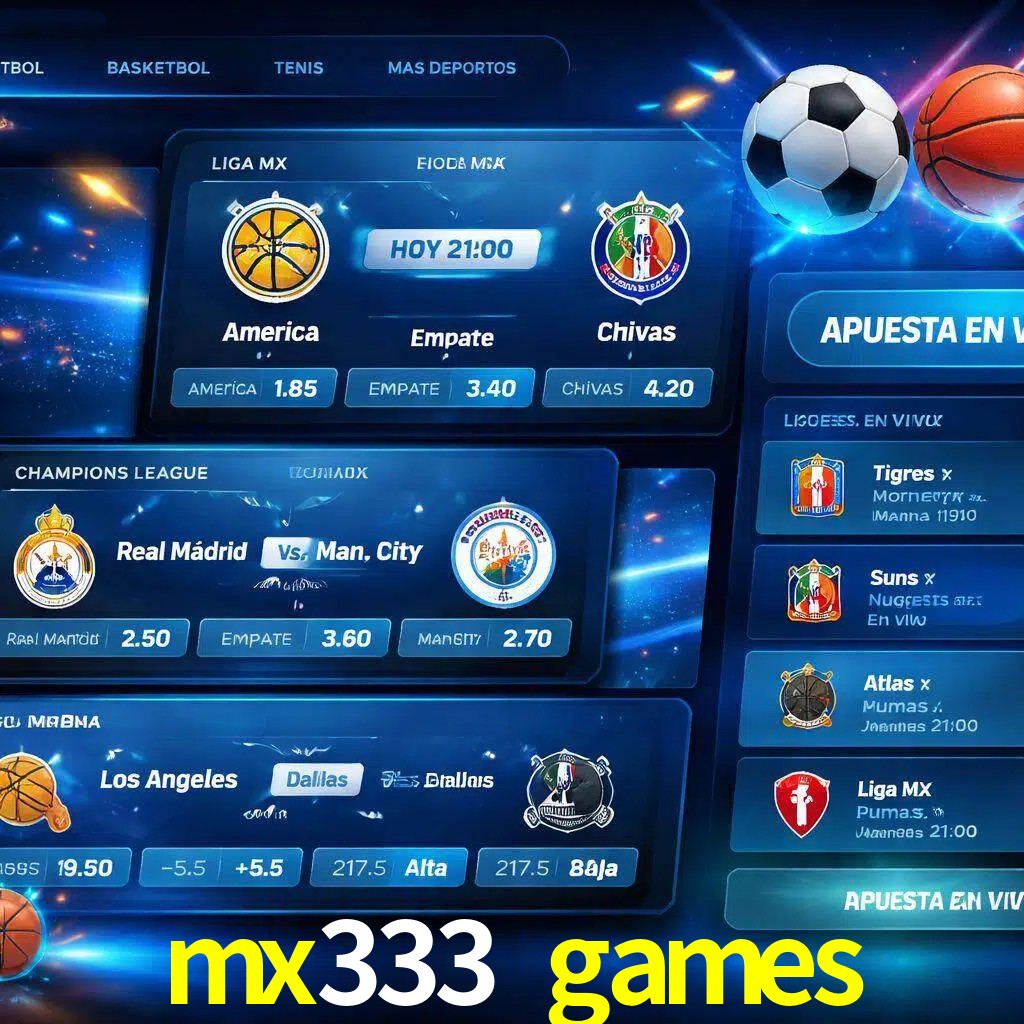 Mercados de apuestas deportivas mx333 games para jugadores en México