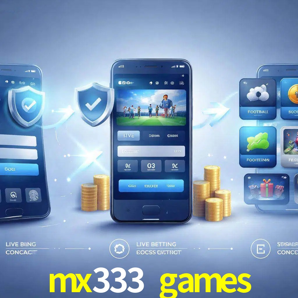 Pasos de acceso a la app mx333 games en pantalla de teléfono móvil